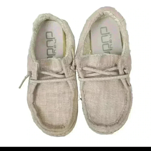 Hey Dude Toddler The Wally Beige Slip On K9 - Picture 2 of 14